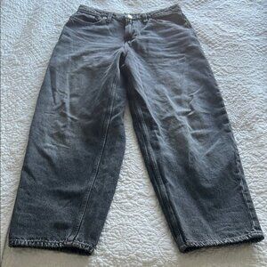 H&M Barrel Loose Fit High Waist Jeans